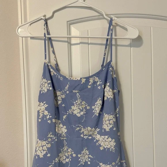 Abercrombie & Fitch Blue Floral Maxi Dress - Picture 2 of 5